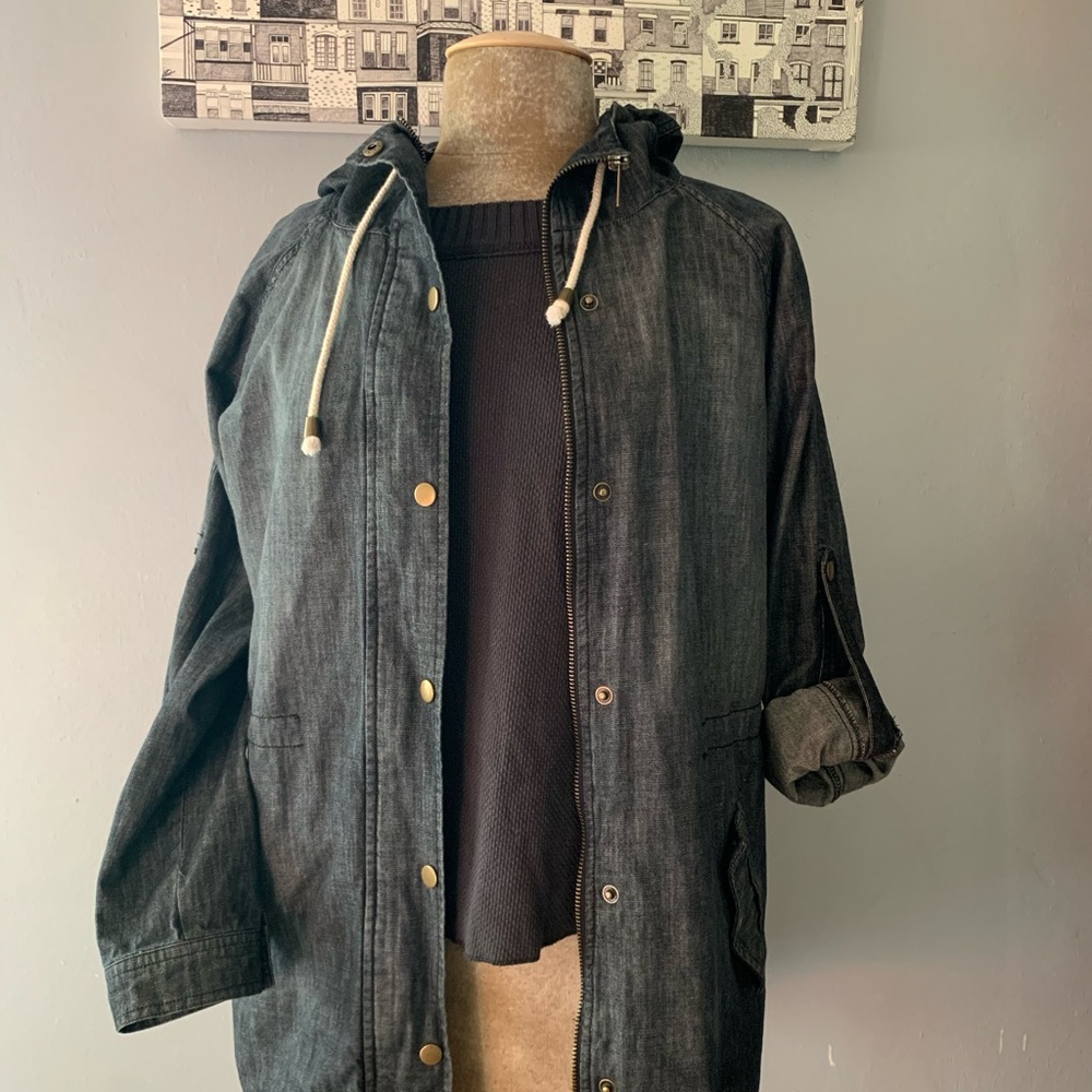 Ellison Denim Hooded Jacket - image 1